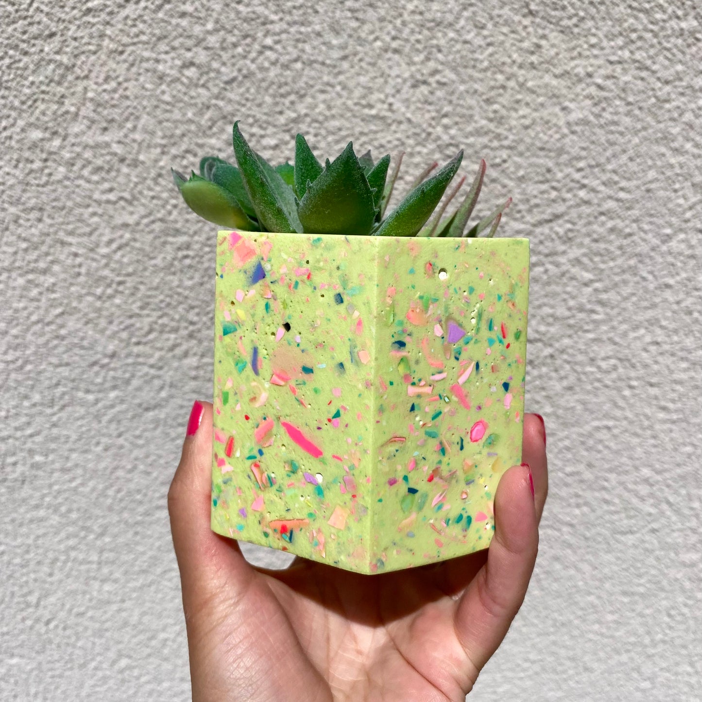 Colorful Terrazzo Plant Pots