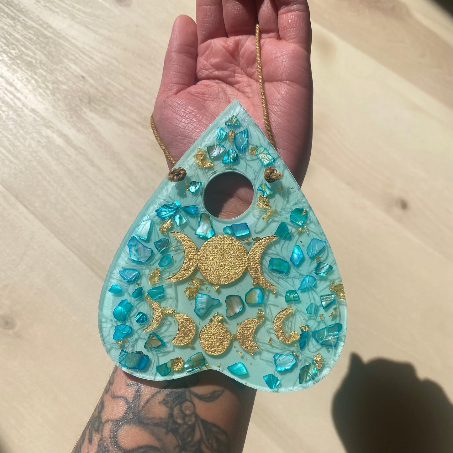 Blue Ouija Planchette Wall Hanging