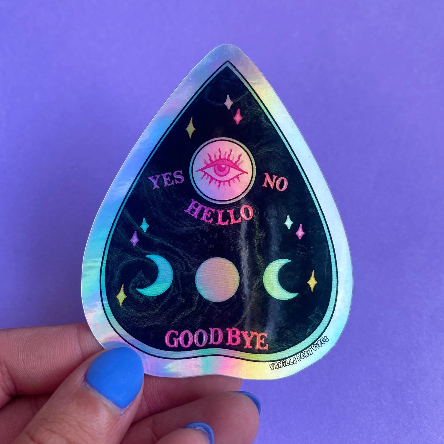 Planchette Halloween Sticker - Holographic Sticker