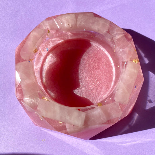 Dreamy Rose Quartz Ash Tray