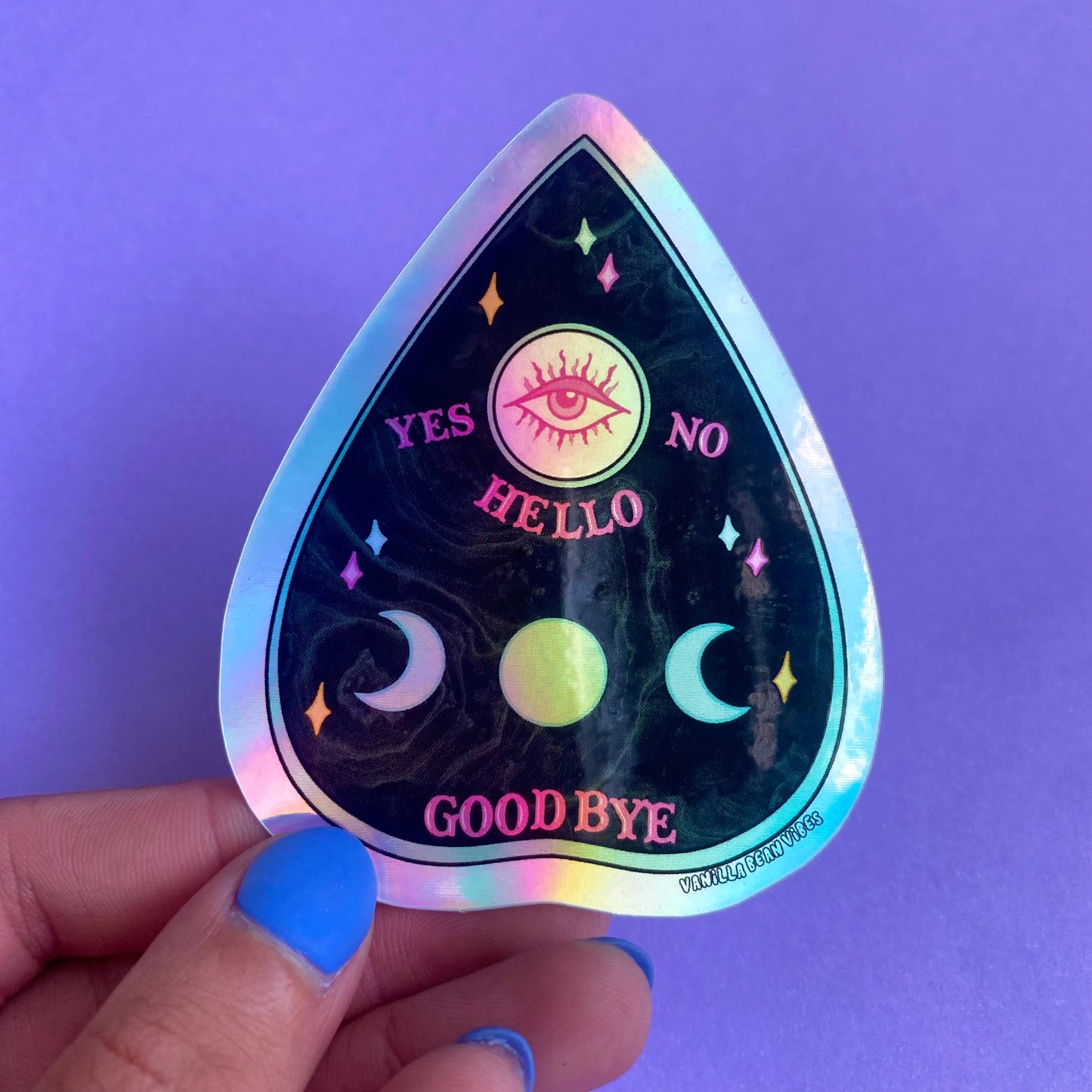 Planchette Halloween Sticker - Holographic Sticker