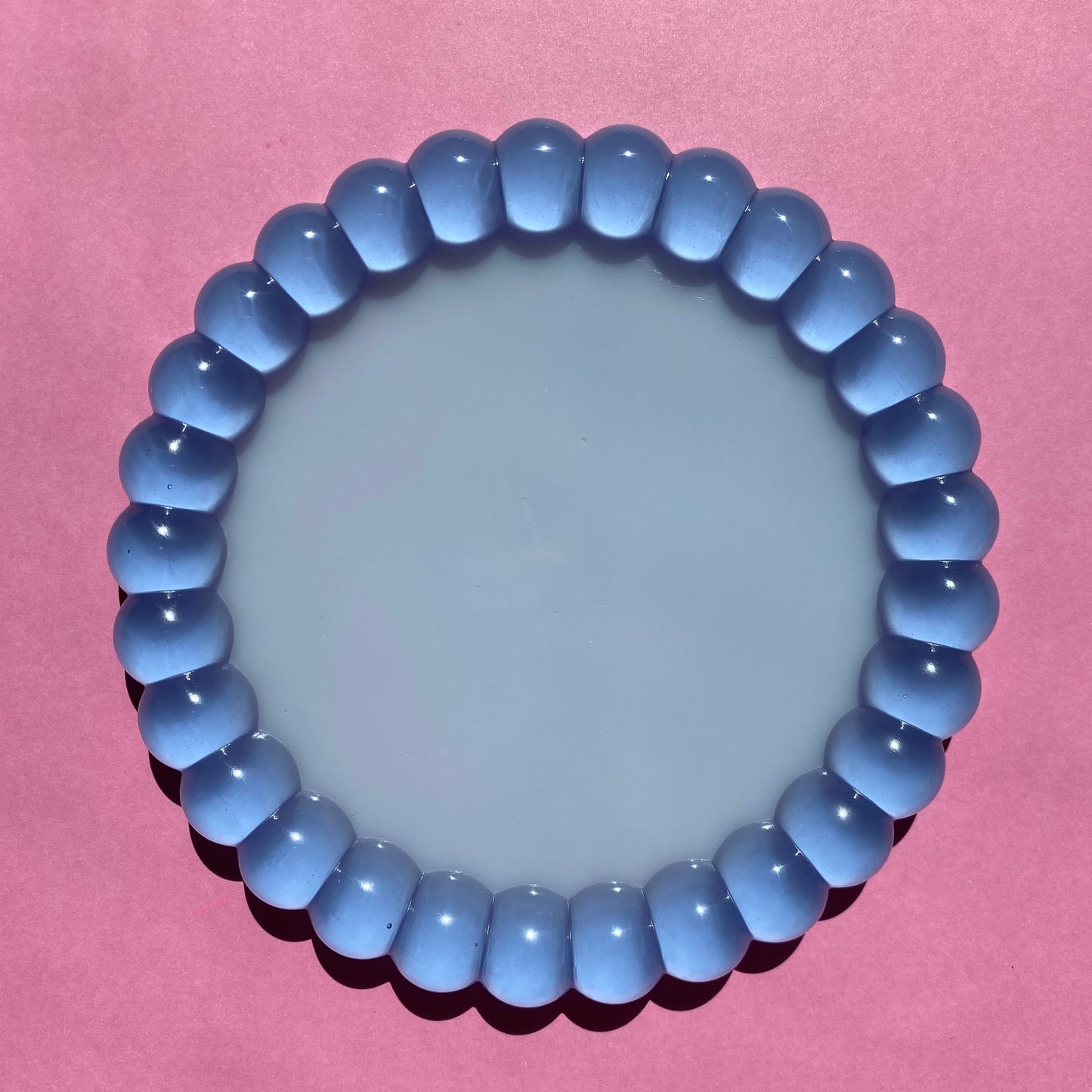 Periwinkle Color Block Trinket Dish