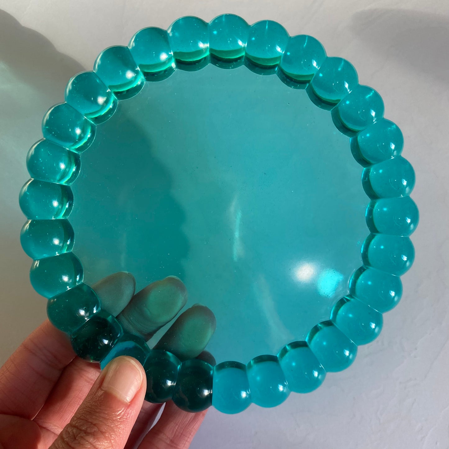 Teal Bubble Trinket Dish