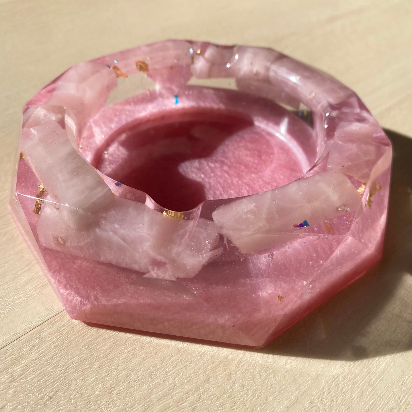 Dreamy Rose Quartz Ash Tray