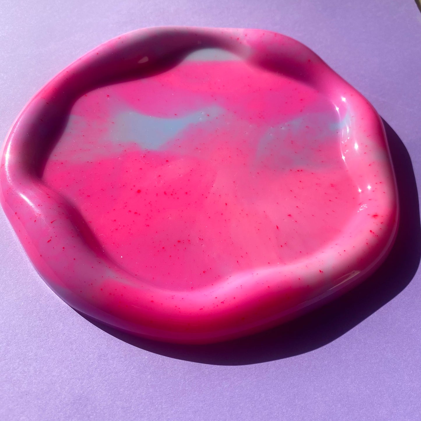 Pink & Blue Blob Tray