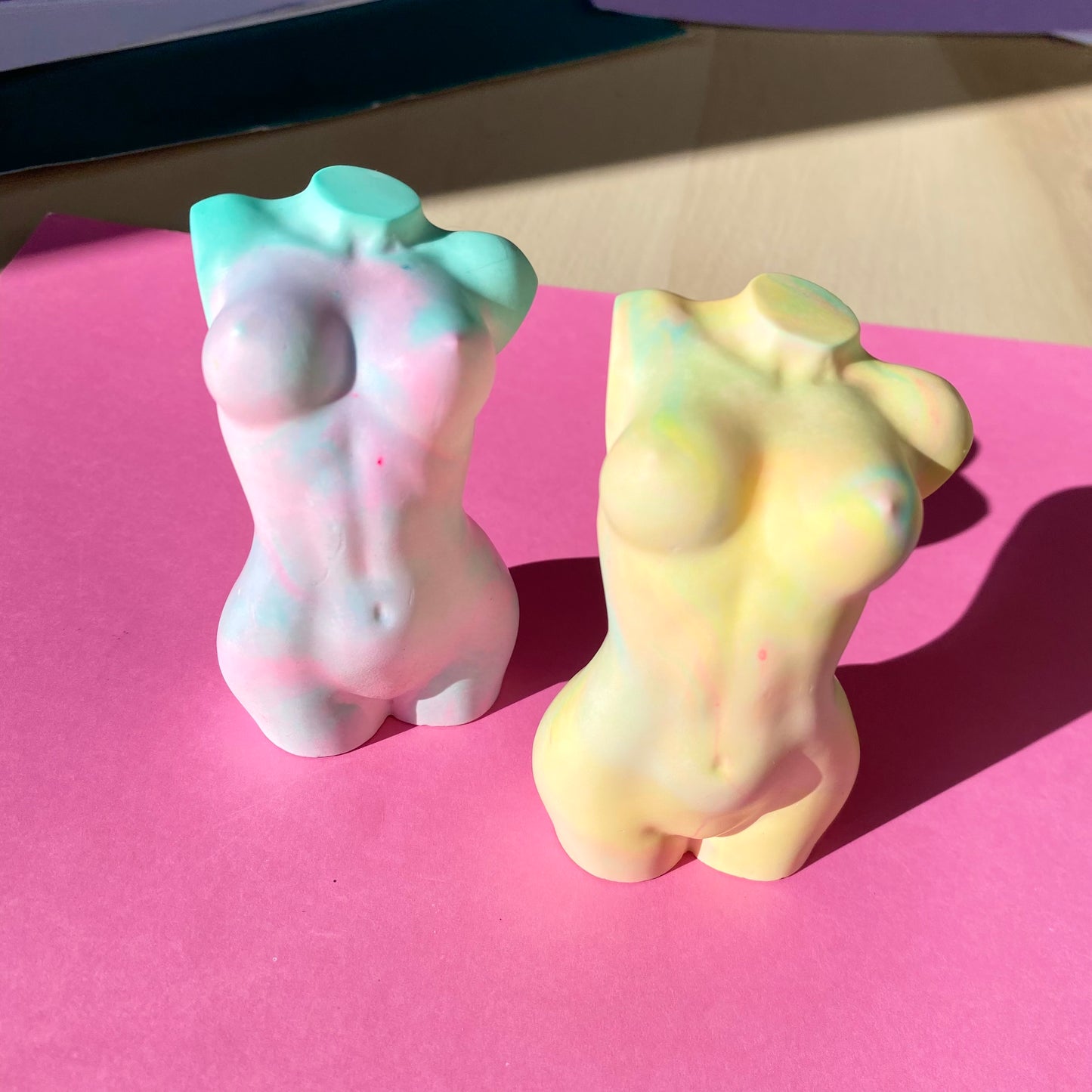 Pastel Mini Goddess Statues