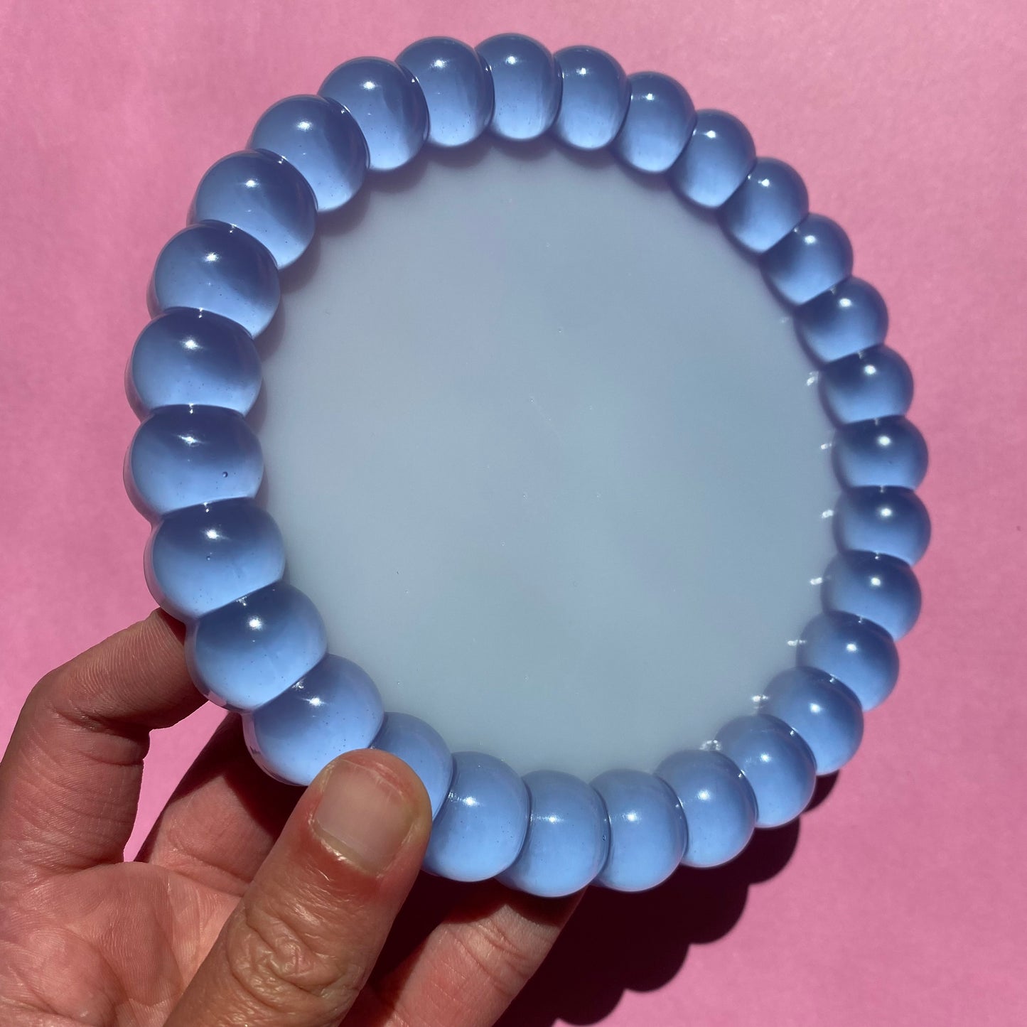 Periwinkle Color Block Trinket Dish