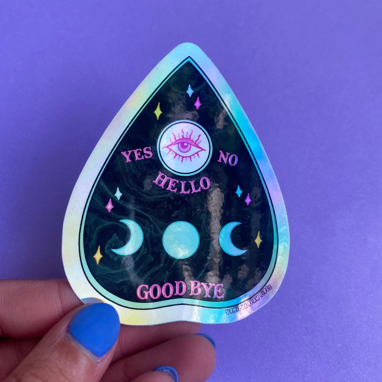 Planchette Halloween Sticker - Holographic Sticker