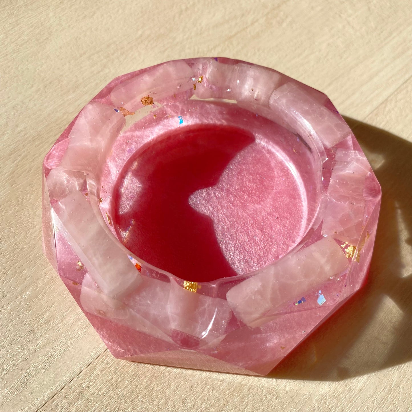 Dreamy Rose Quartz Ash Tray