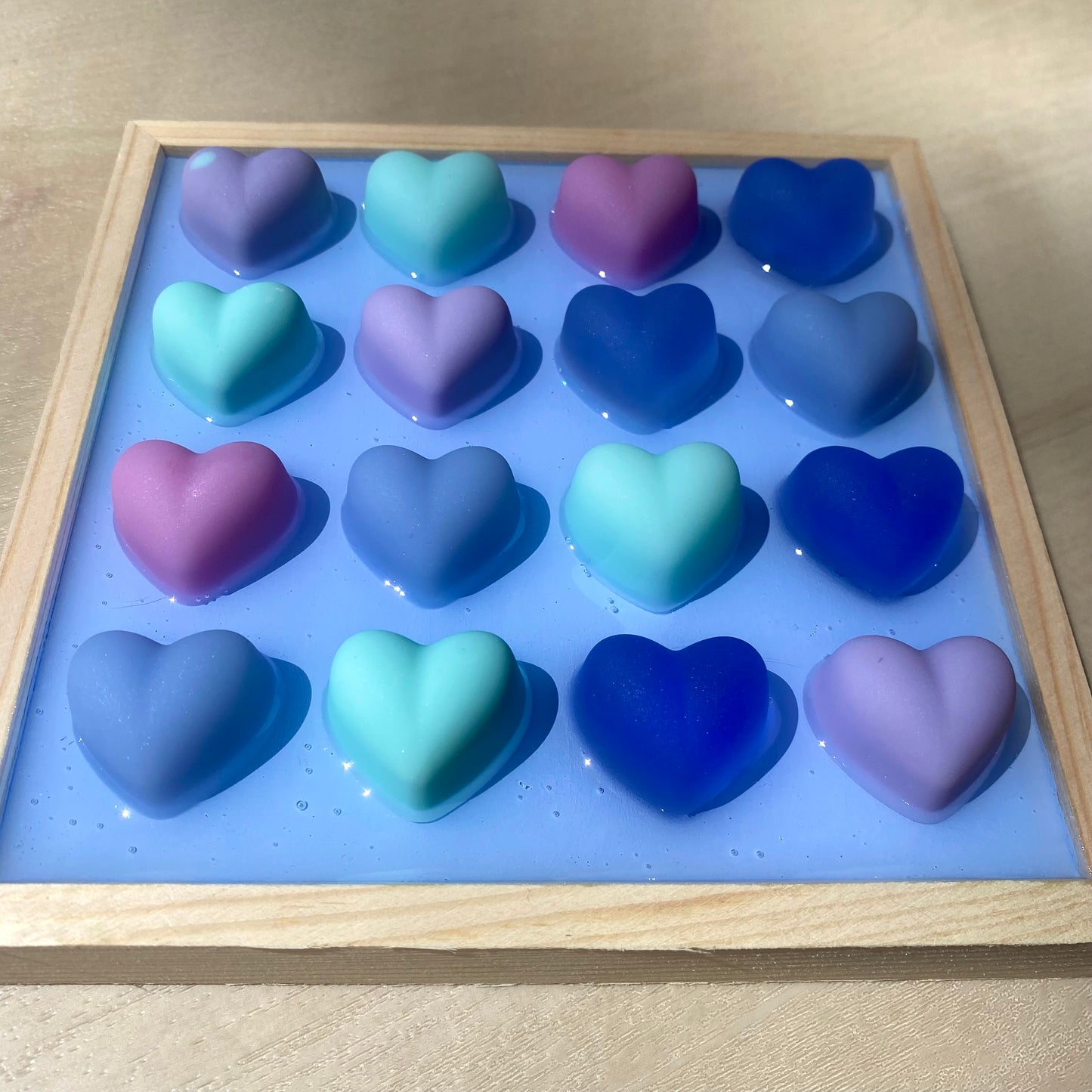 Periwinkle Heart Wall Art - 3D Pop Art Wall Decor