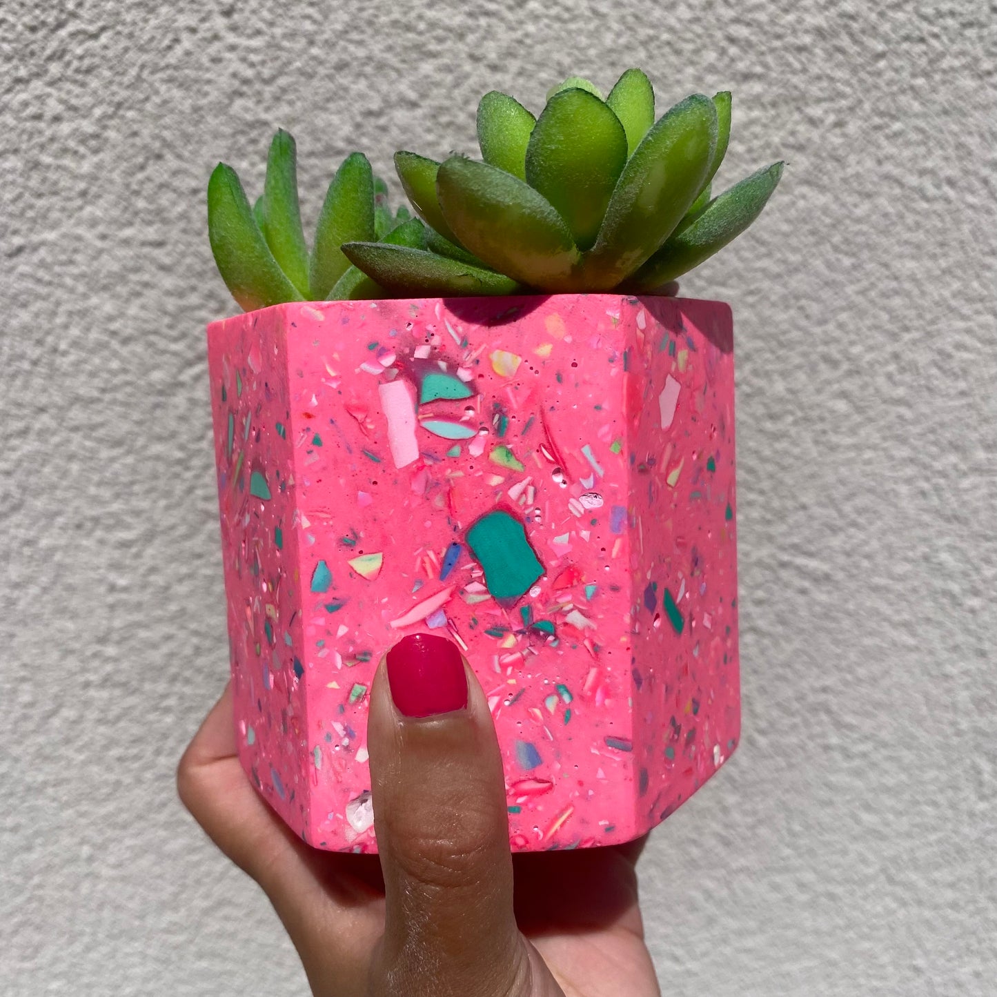 Colorful Terrazzo Plant Pots