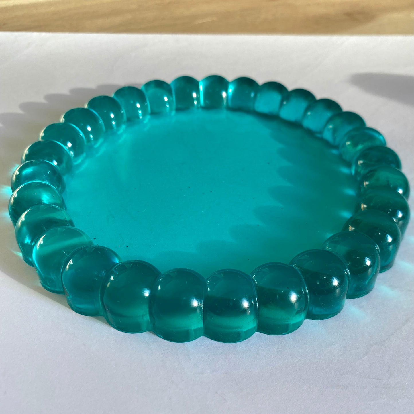 Teal Bubble Trinket Dish