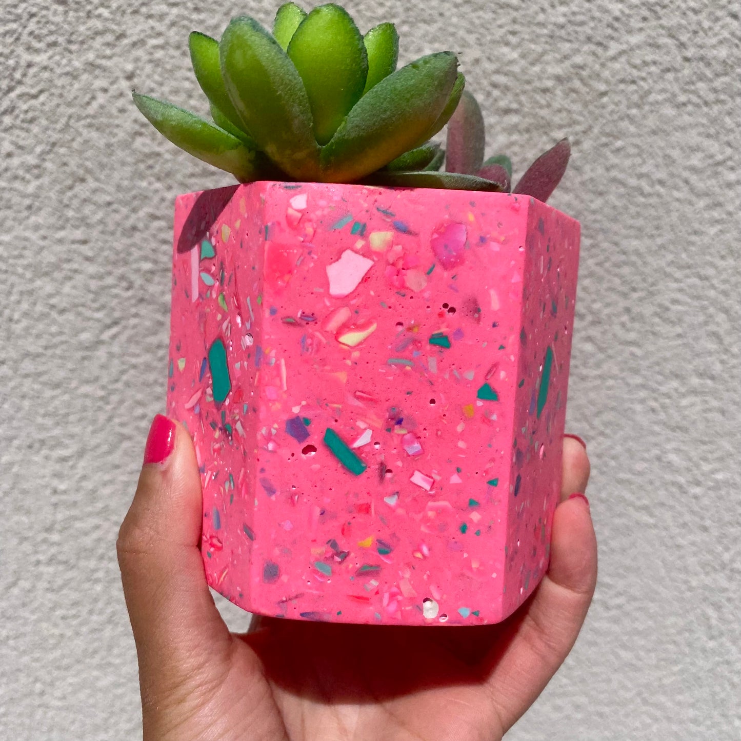 Colorful Terrazzo Plant Pots