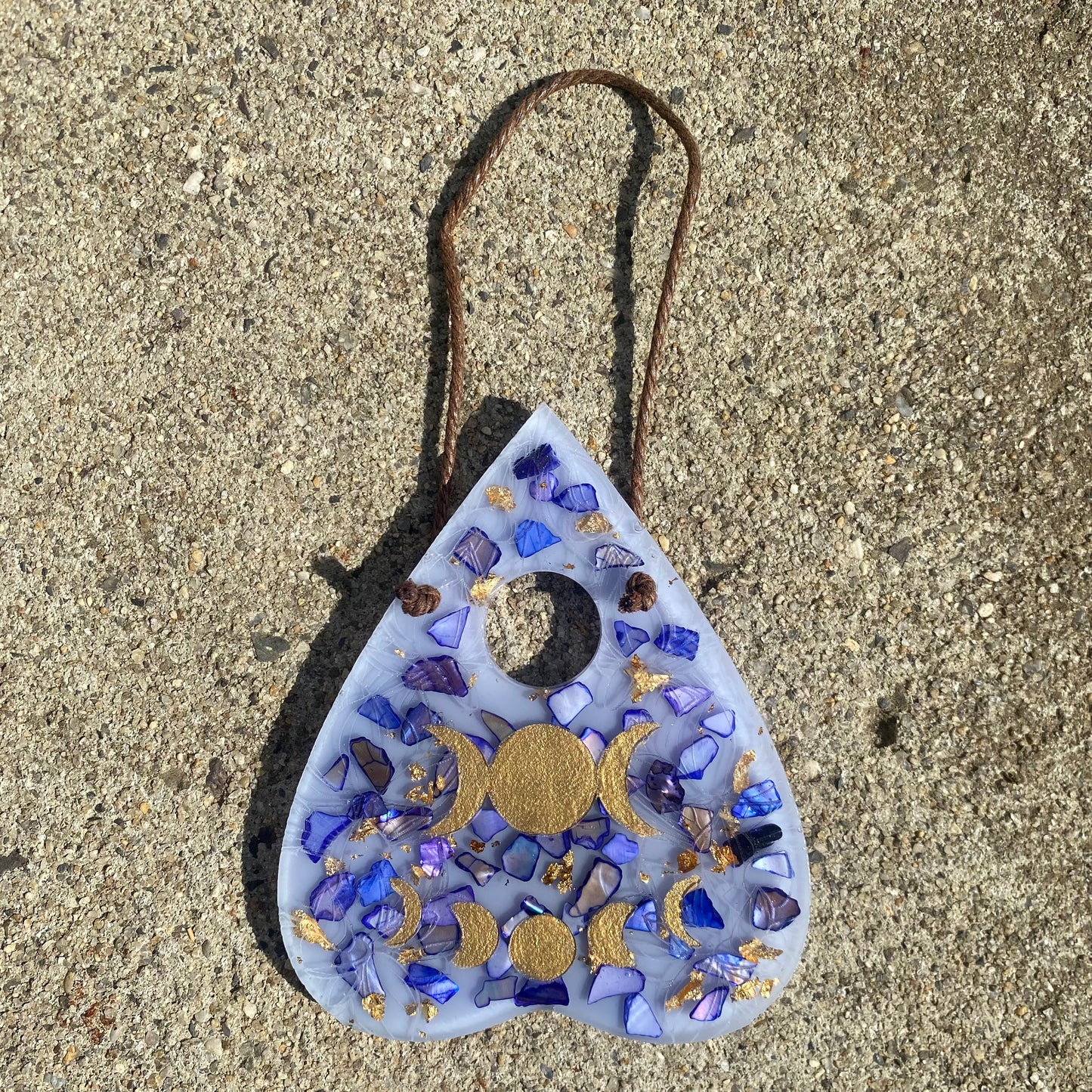 Purple Ouija Planchette Wall Hanging