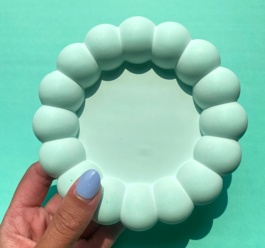 Mint Bubble Trinket Tray