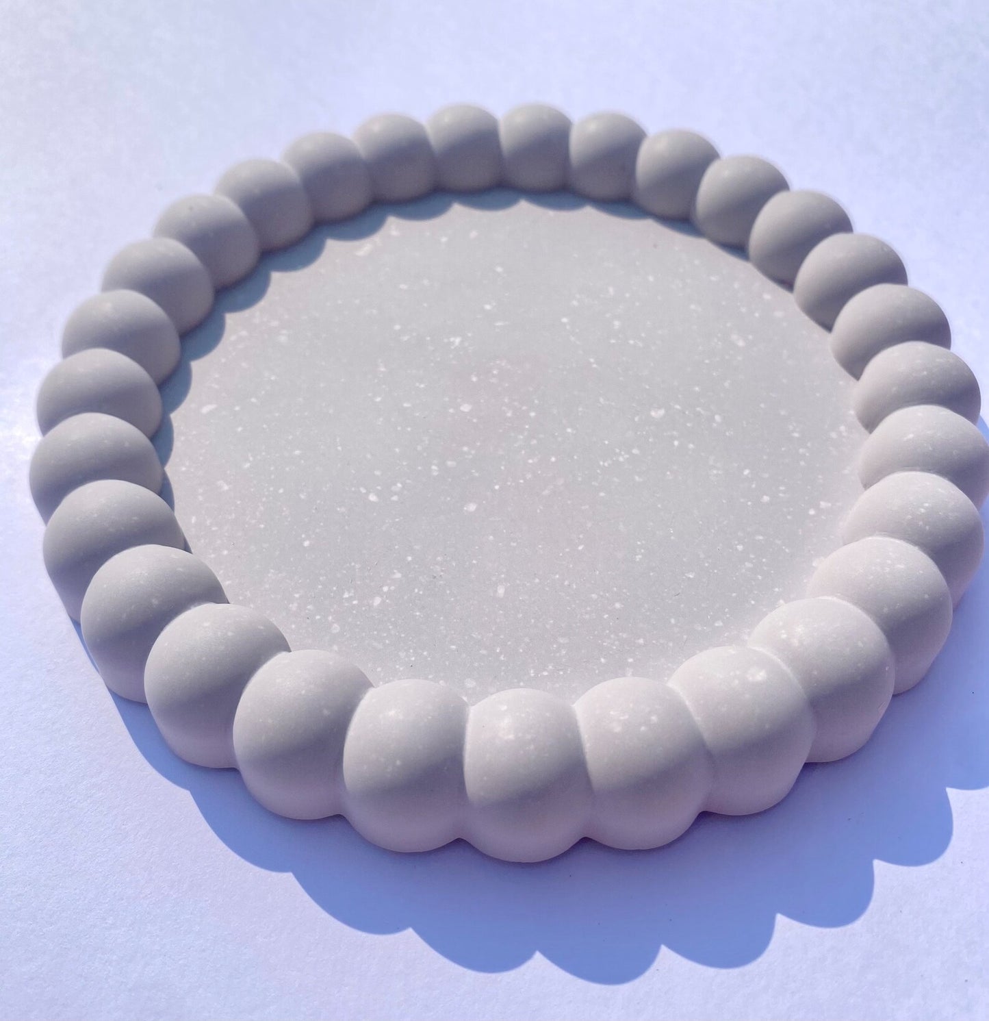 Gray Bubble Trinket Dish