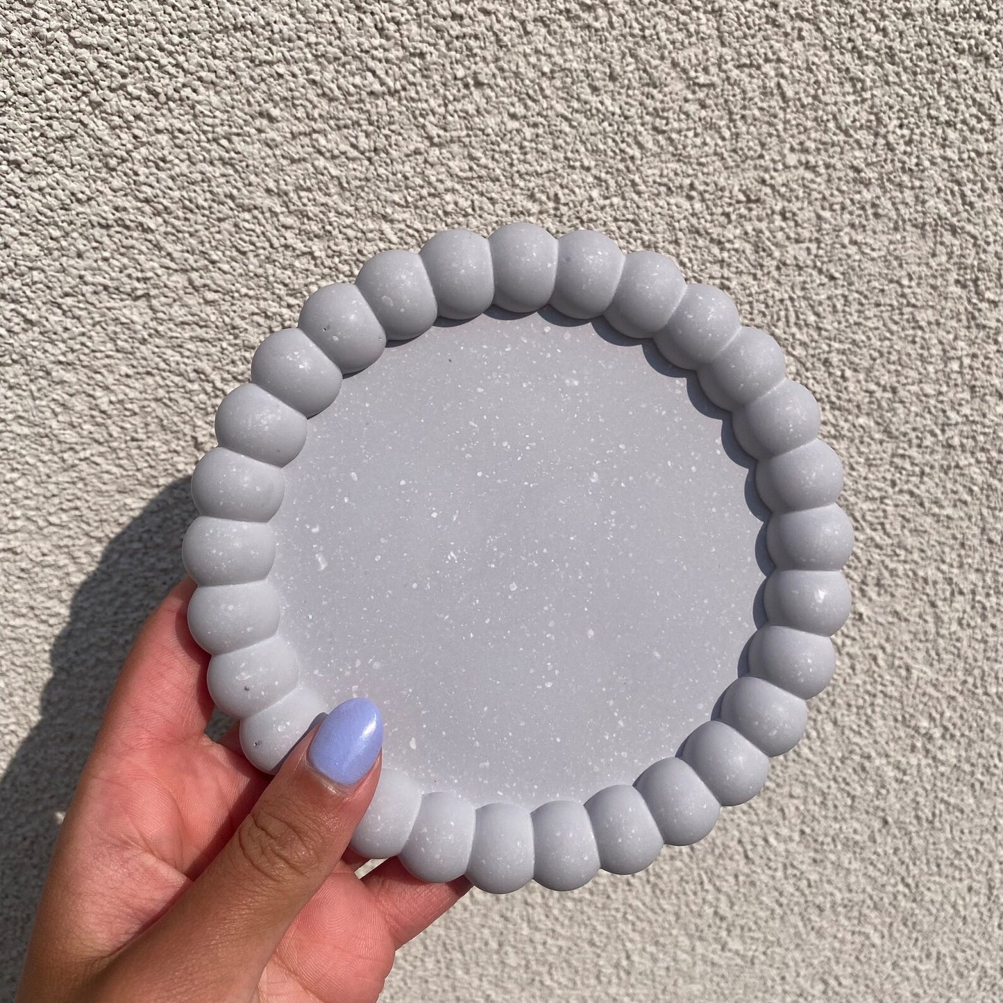 Gray Bubble Trinket Dish