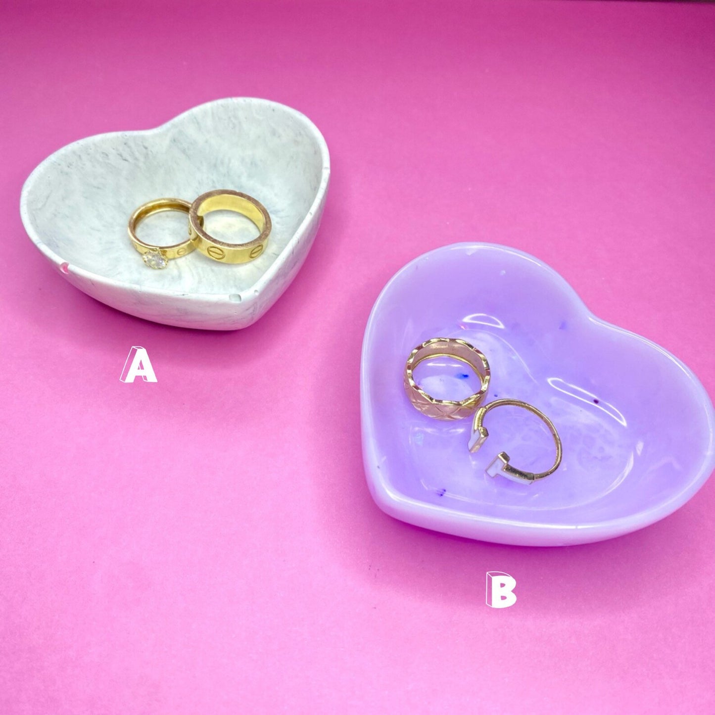 Mini Heart Shaped Trinket Dish