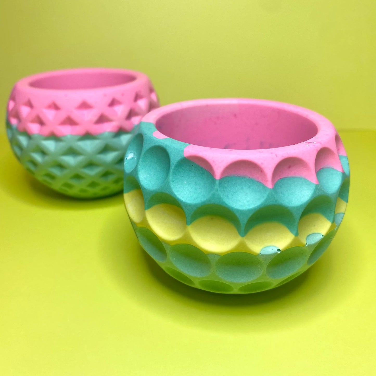 Colorful Tea Light Candle Holders