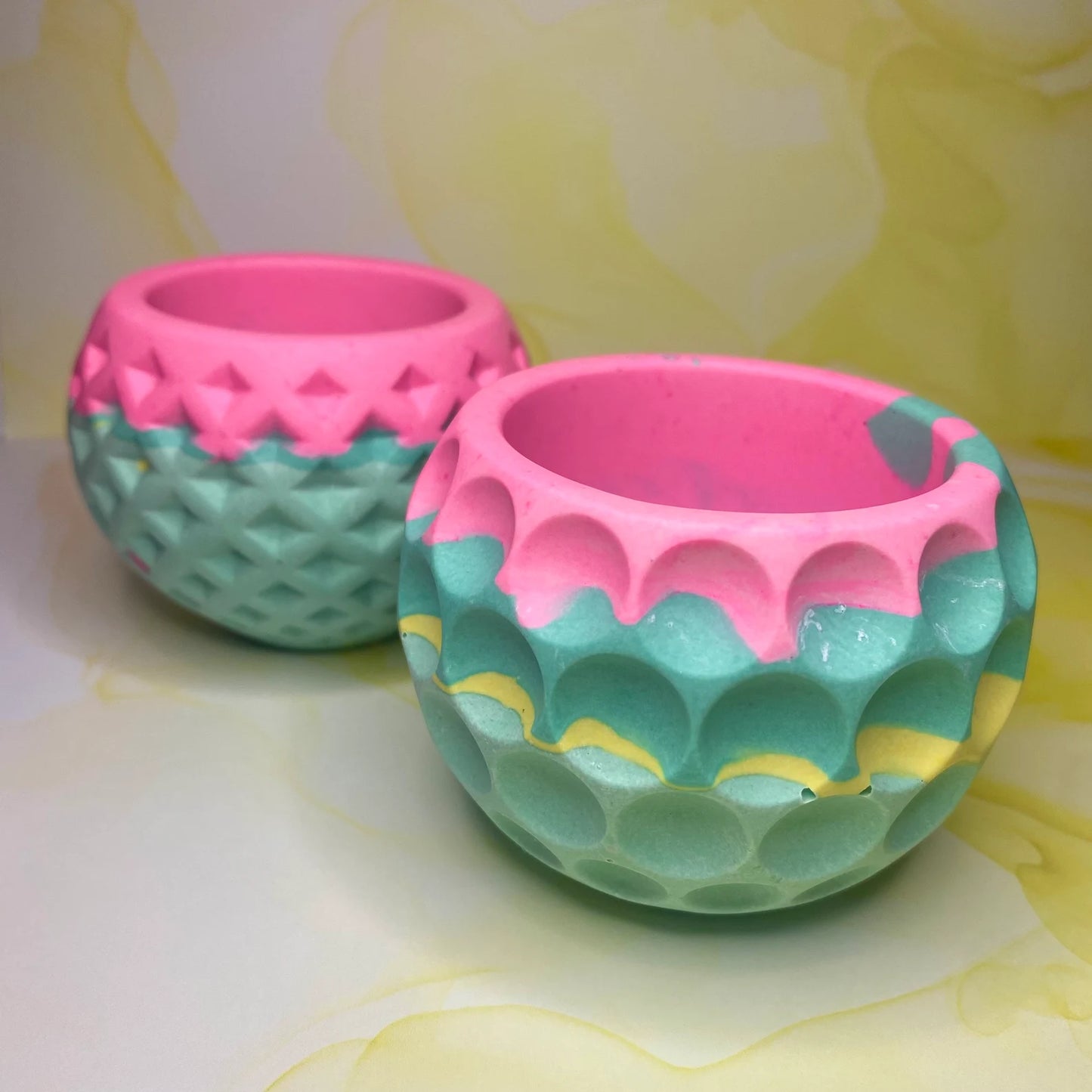 Colorful Tea Light Candle Holders