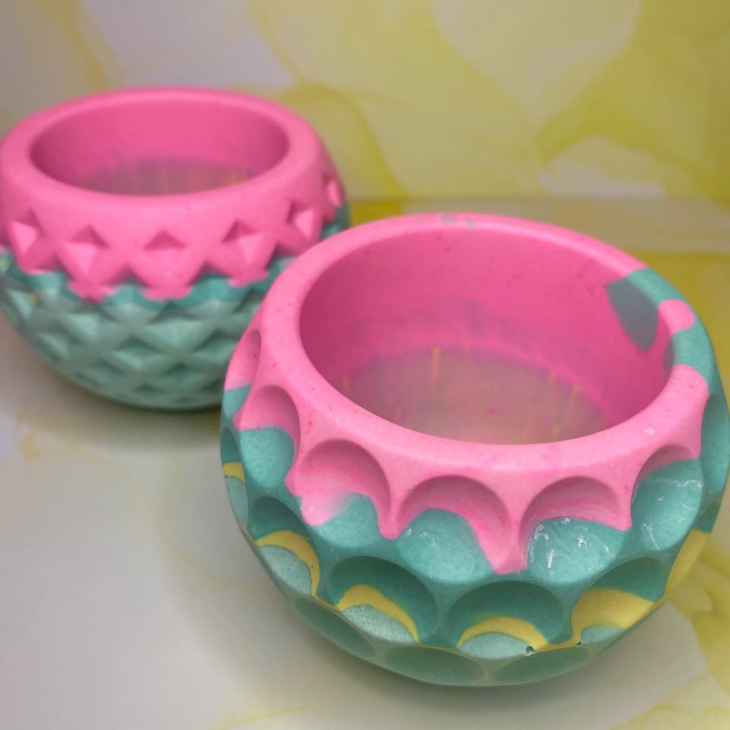 Colorful Tea Light Candle Holders