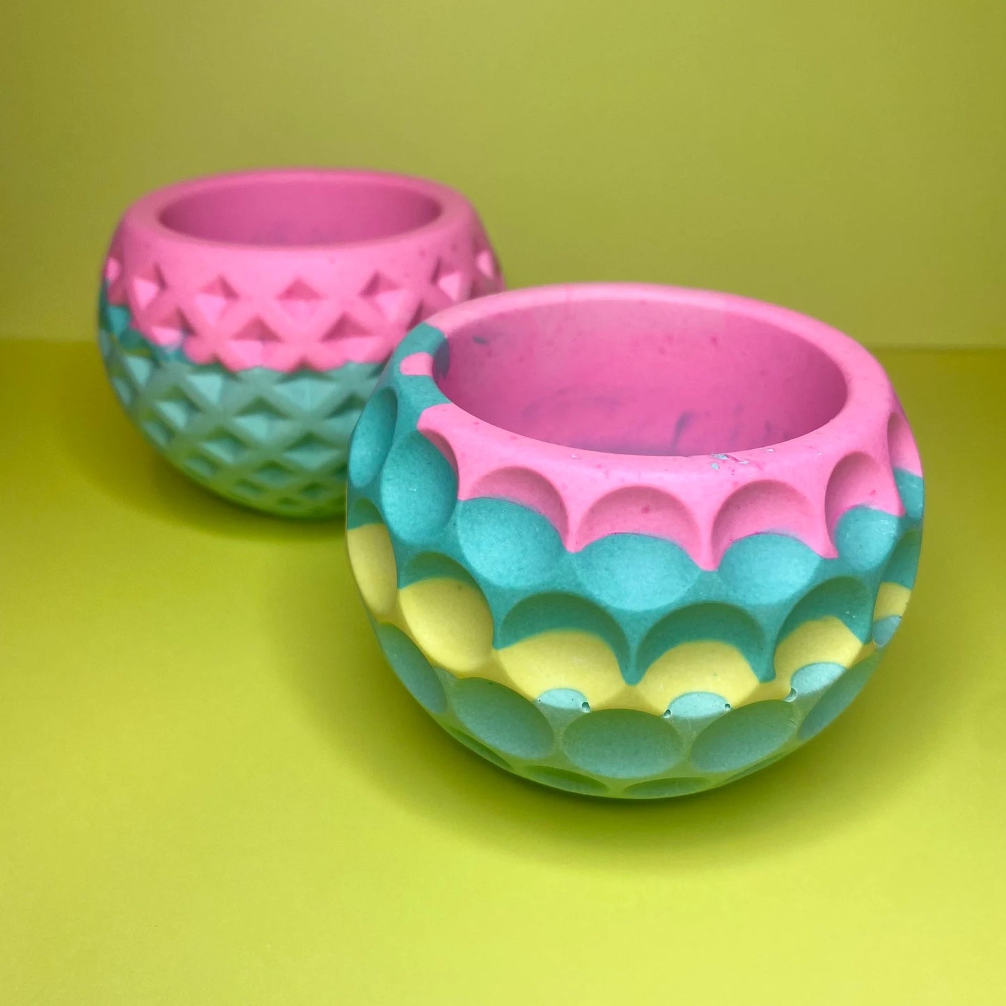 Colorful Tea Light Candle Holders