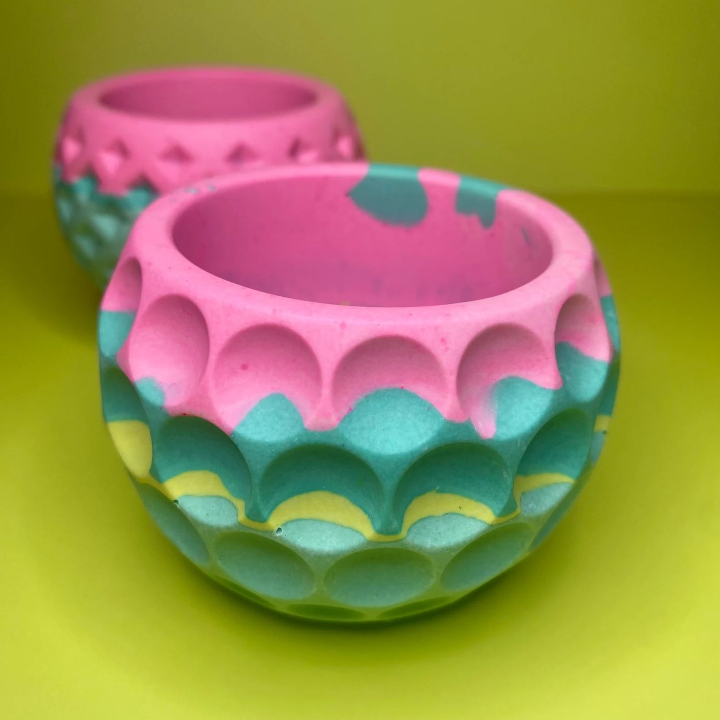 Colorful Tea Light Candle Holders