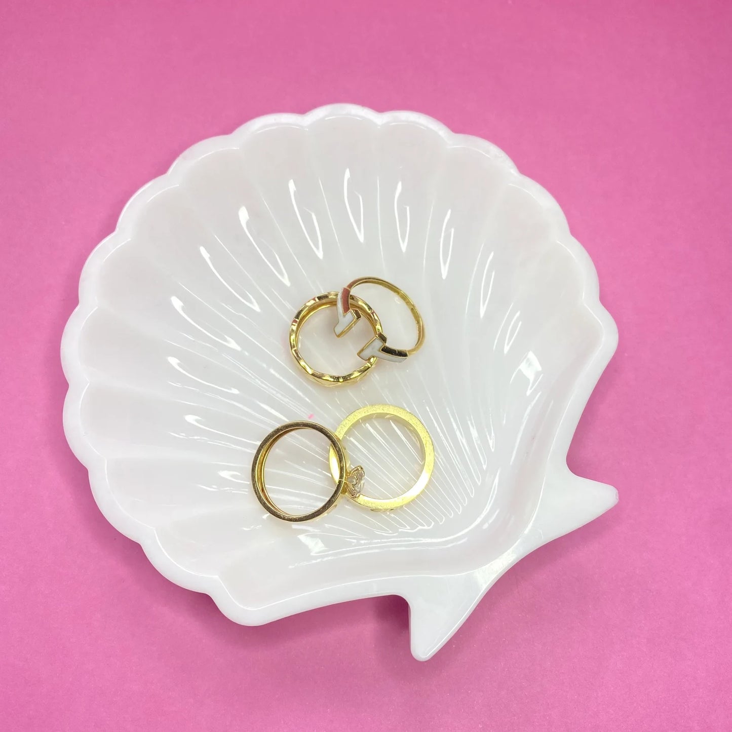 White Shell Trinket Dish