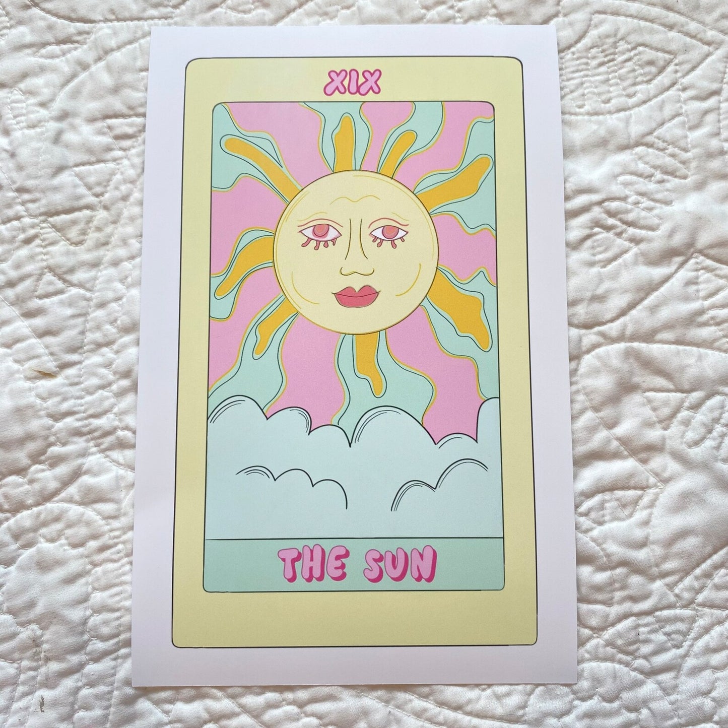 'The Sun' Tarot Card Print - 7" x 11"