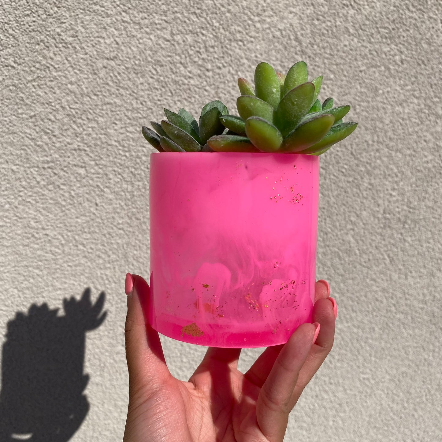 Neon Pink Plant Pot - The Barbie Collection