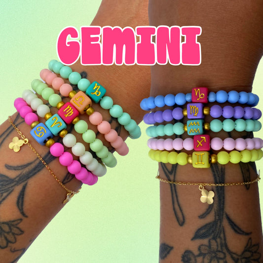 Gemini Bracelets - Personalized Zodiac Bracelets