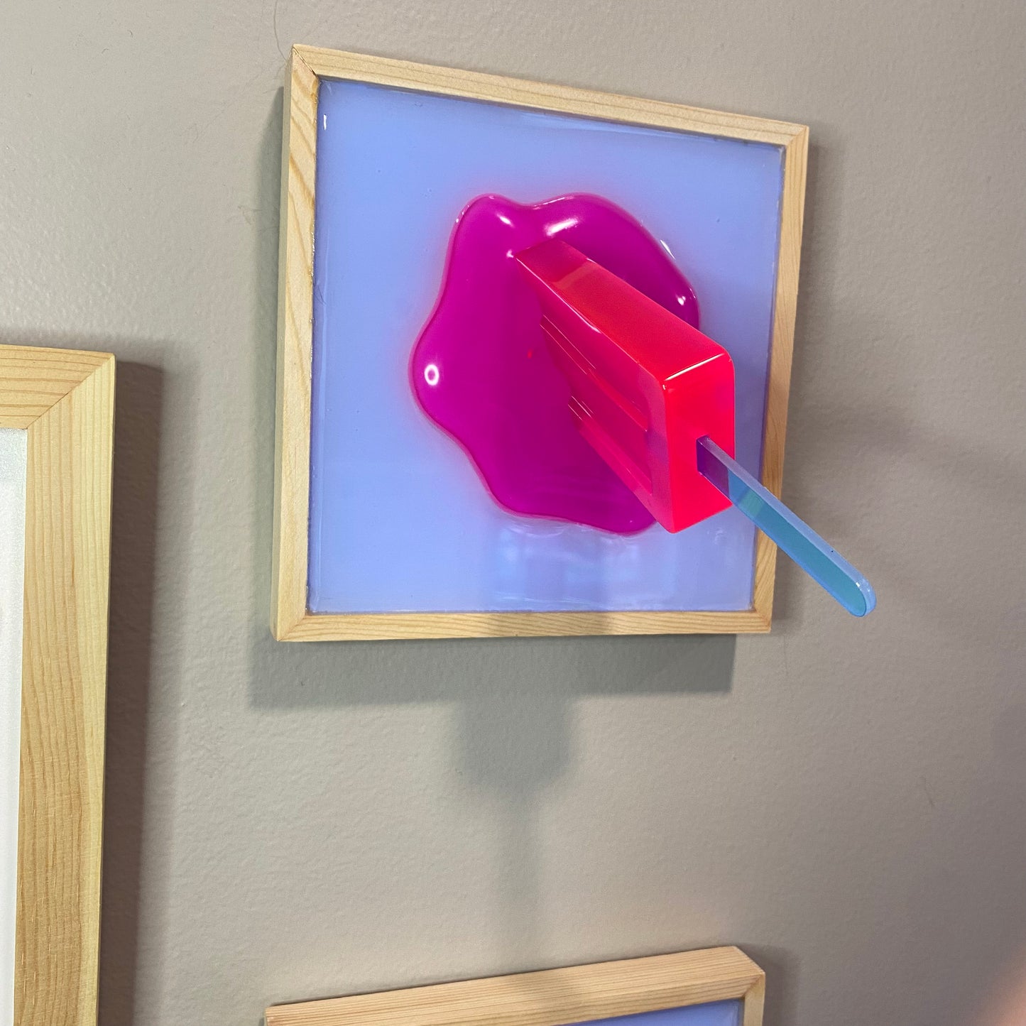 Melting Popsicle Wall Art - 3D Pop Art Wall Decor (The Barbie Collection)