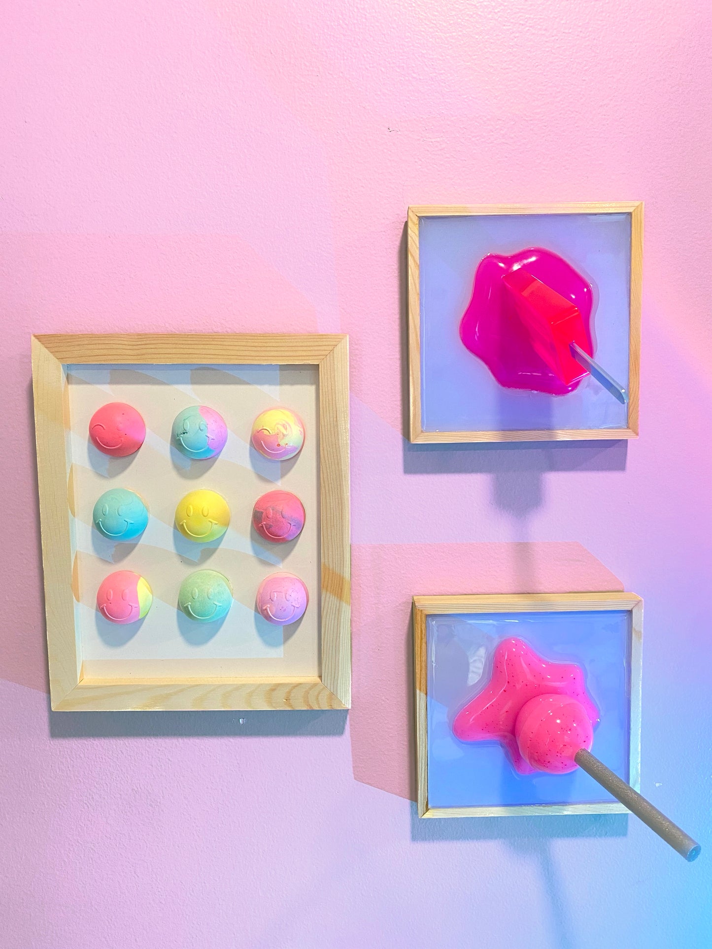 Melting Lollipop Wall Art - 3D Pop Art Wall Decor (The Barbie Collection)