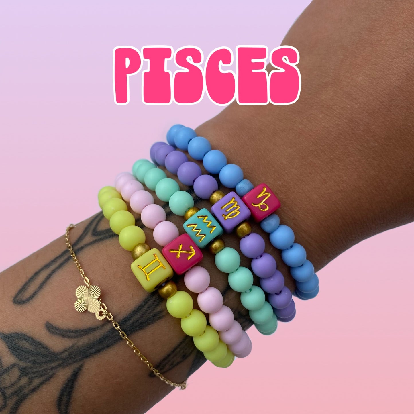 Pisces Bracelets - Personalized Zodiac Bracelets