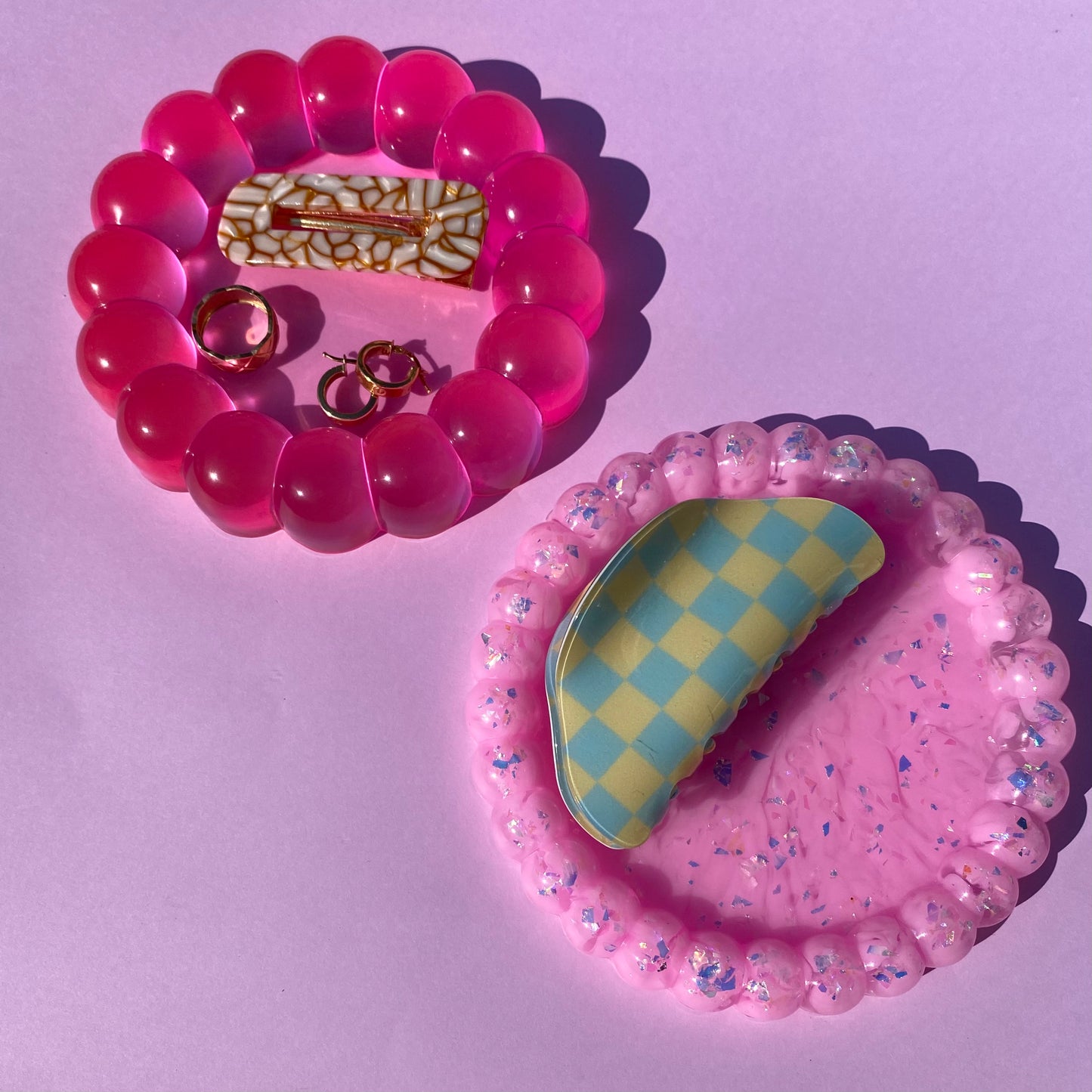 Pink Bubble Trinket Trays - The Barbie Collection