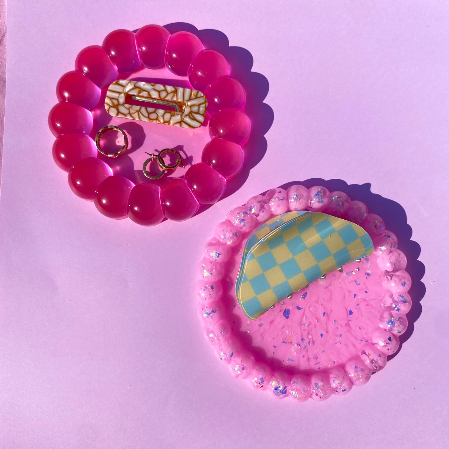 Pink Bubble Trinket Trays - The Barbie Collection