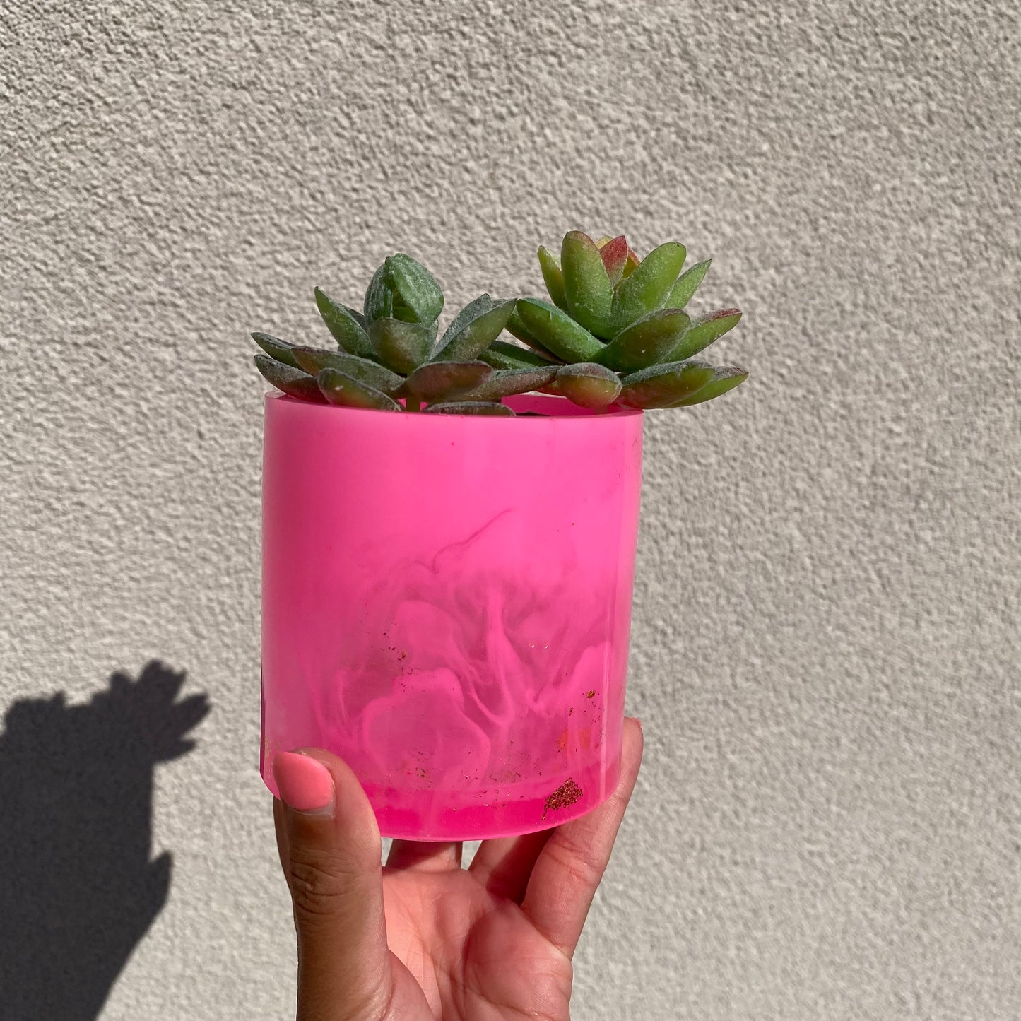 Neon Pink Plant Pot - The Barbie Collection