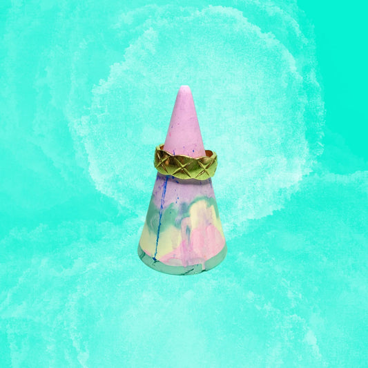 Pastel Cone Ring Holder