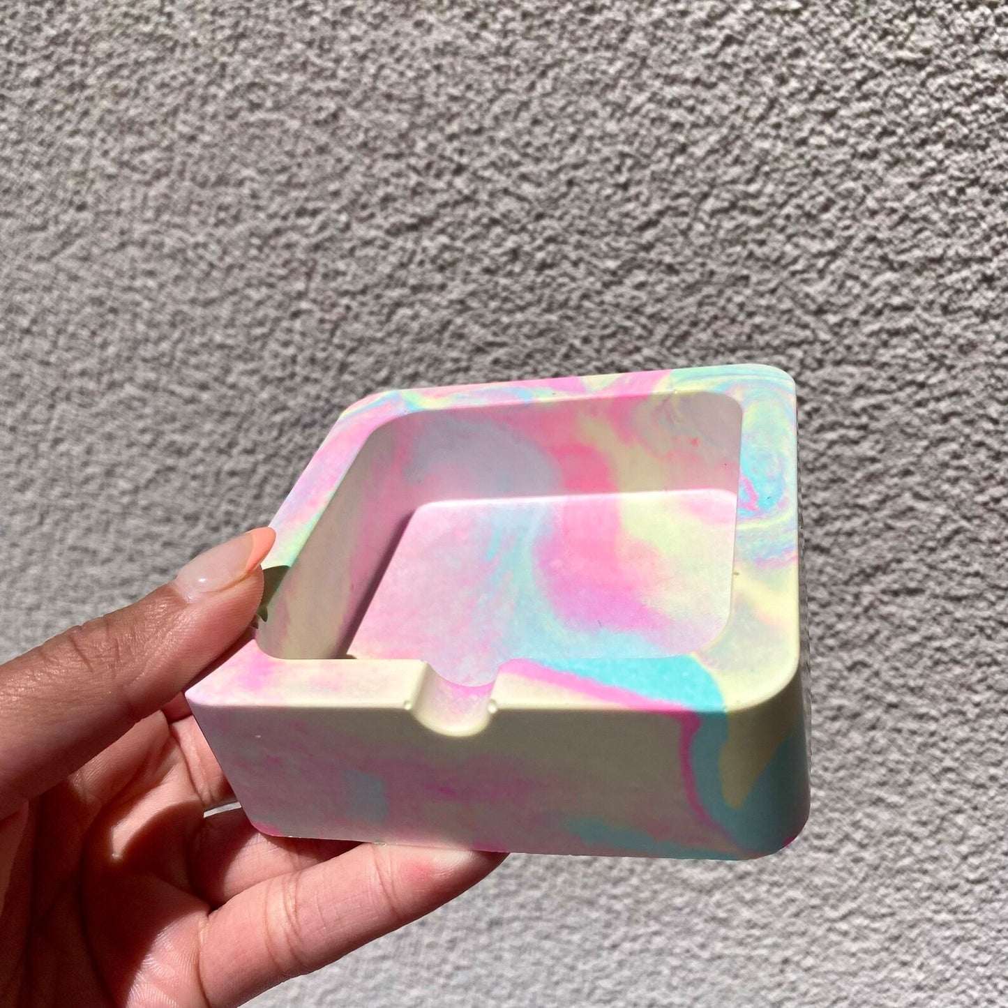 Pastel Swirl Ash Tray