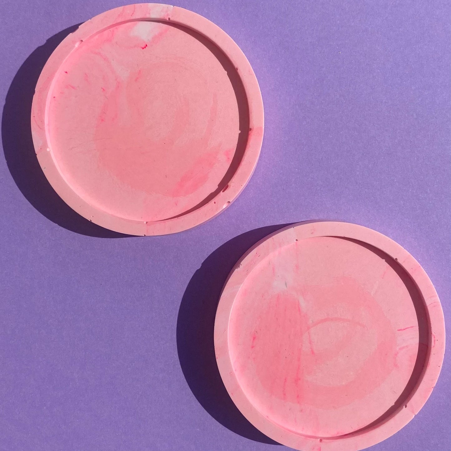 Pastel Pink Coaster Set