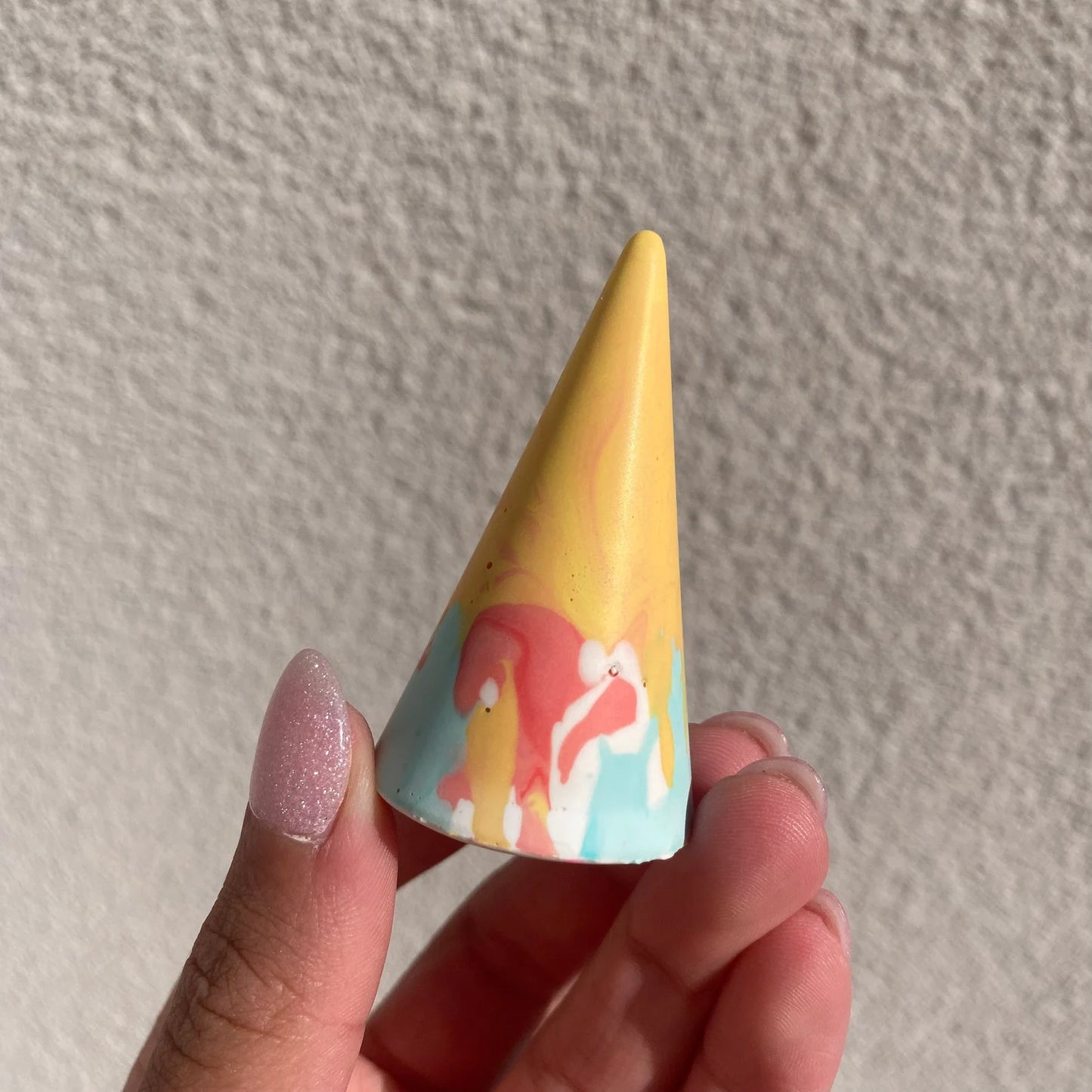 Abstract Cone Ring Holders