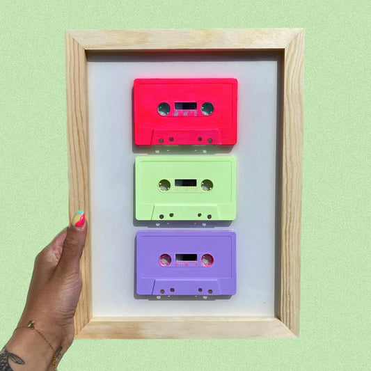 Retro Wall Art - Cassette Tape Wall Decor