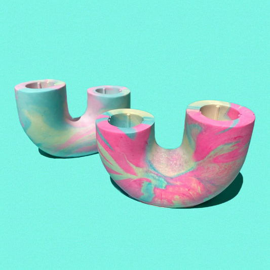 Abstract Candle Holders - Taper Candle Holders