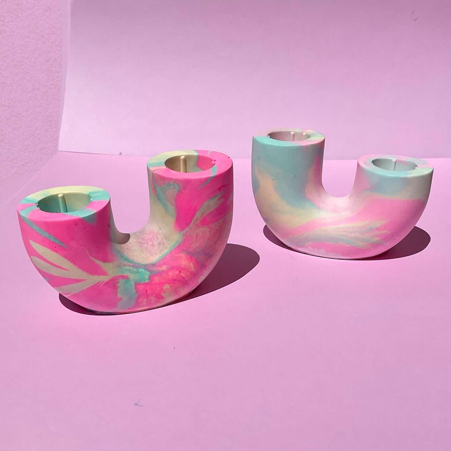 Abstract Candle Holders - Taper Candle Holders