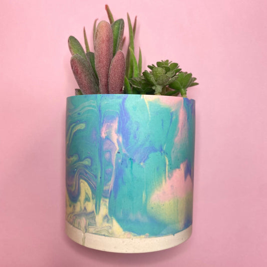 Trippy Pastel Planter