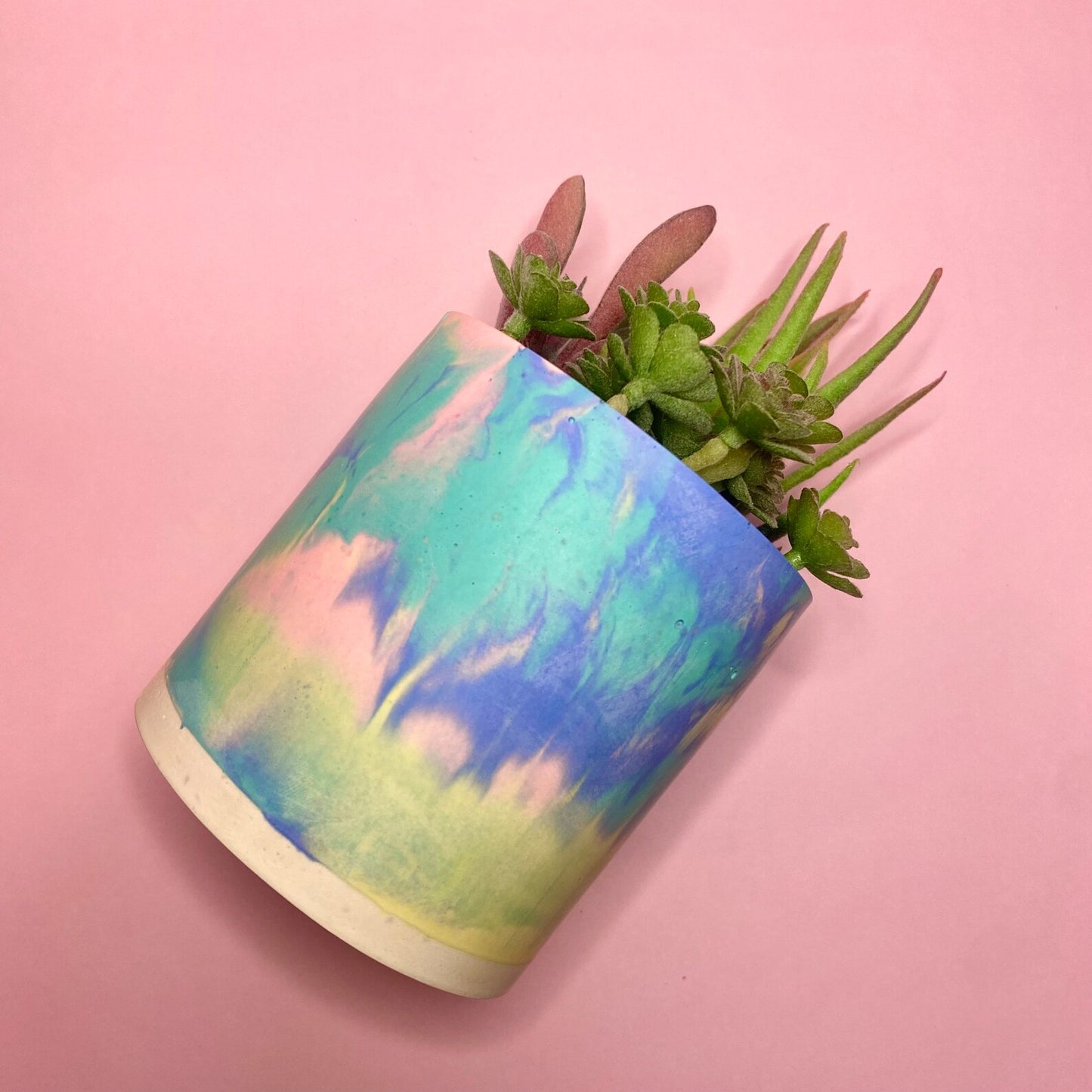 Trippy Pastel Planter