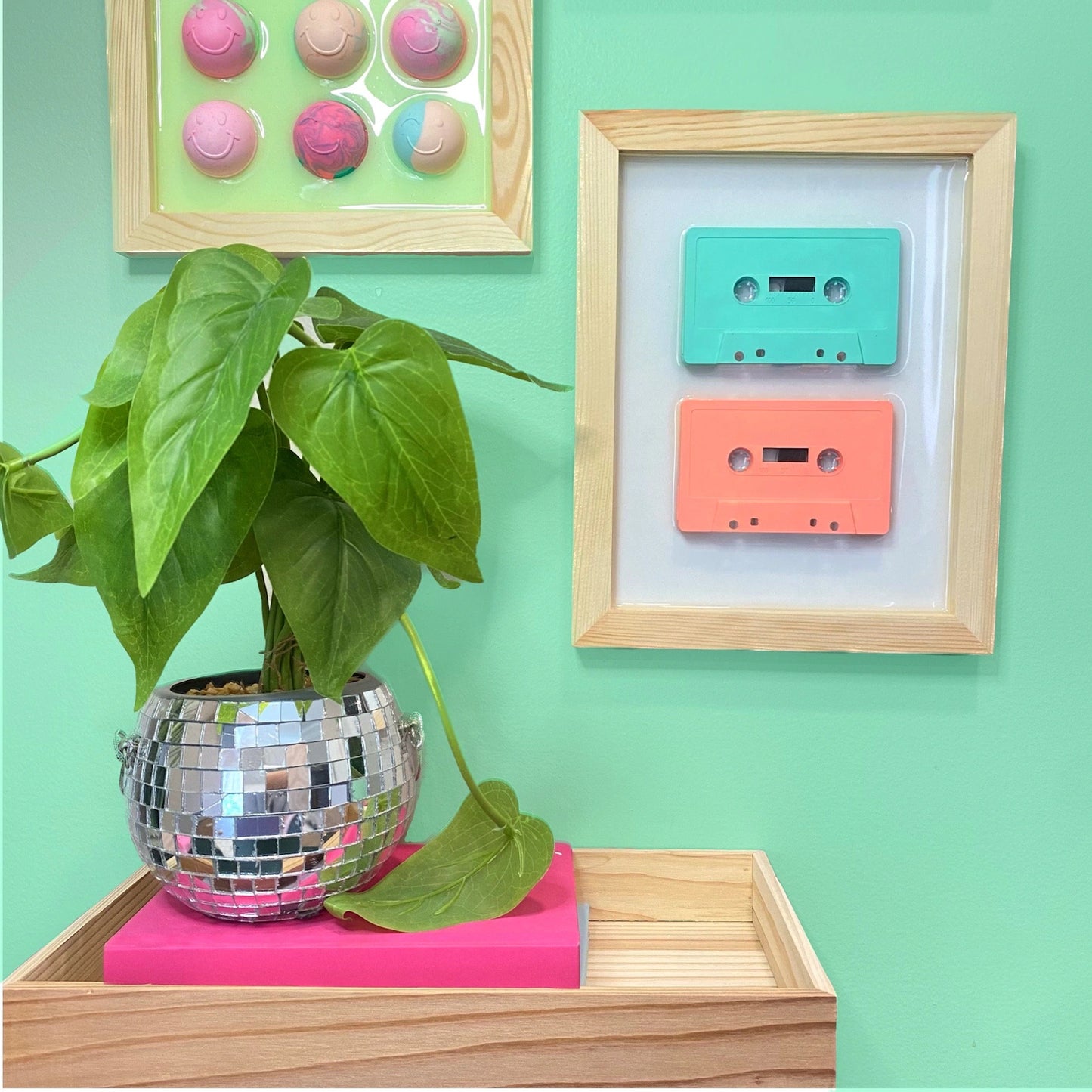 Retro Wall Art - Cassette Tape Wall Hanging