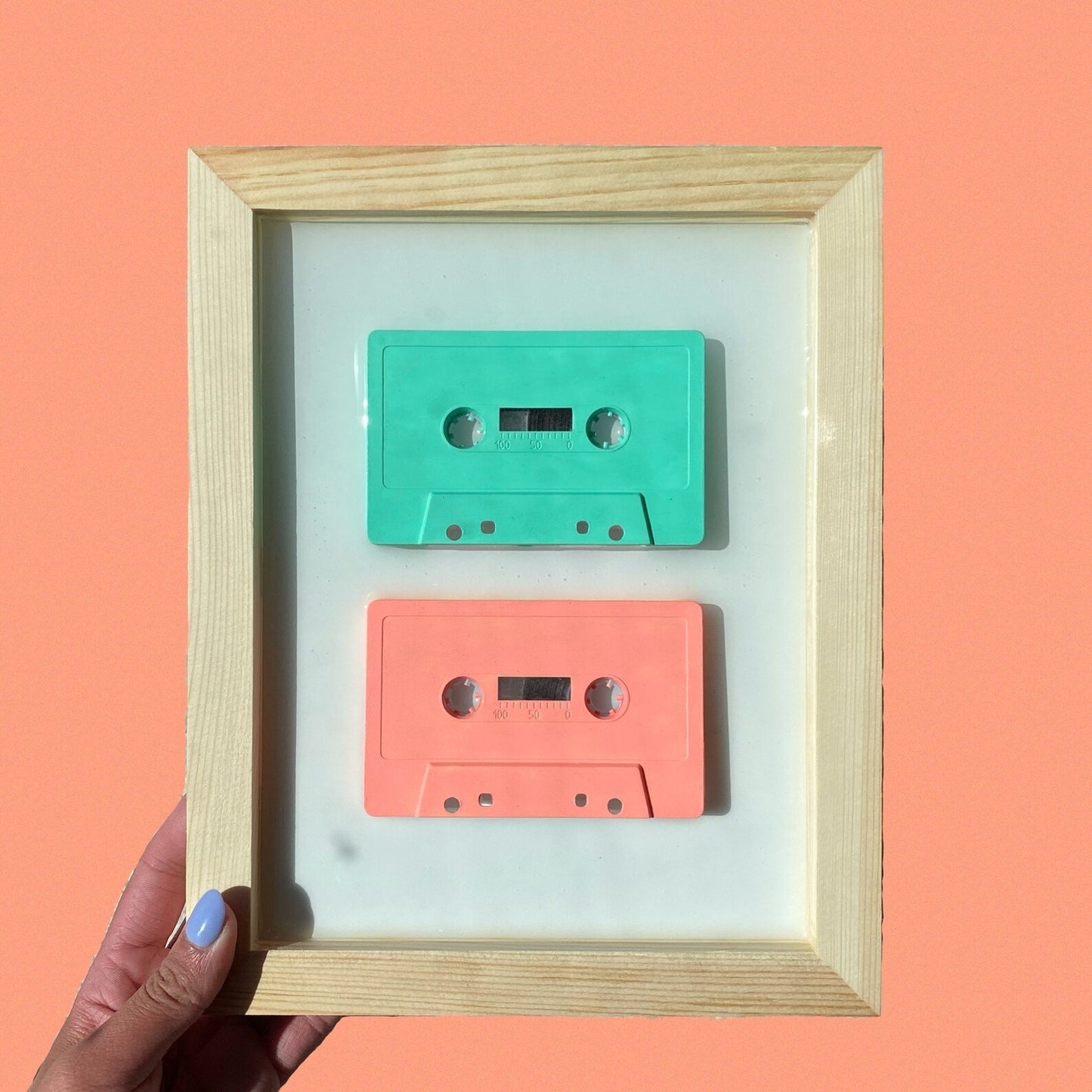 Retro Wall Art - Cassette Tape Wall Hanging